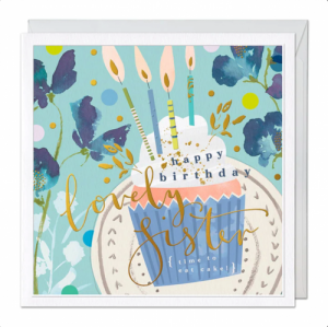 Special Sister Luxury Birthday Card